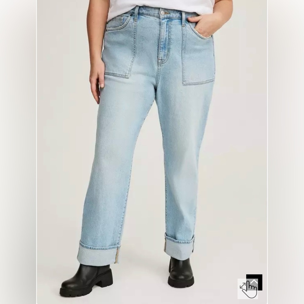 torrid High-Rise Straight Classic Denim Jean 28 NWT